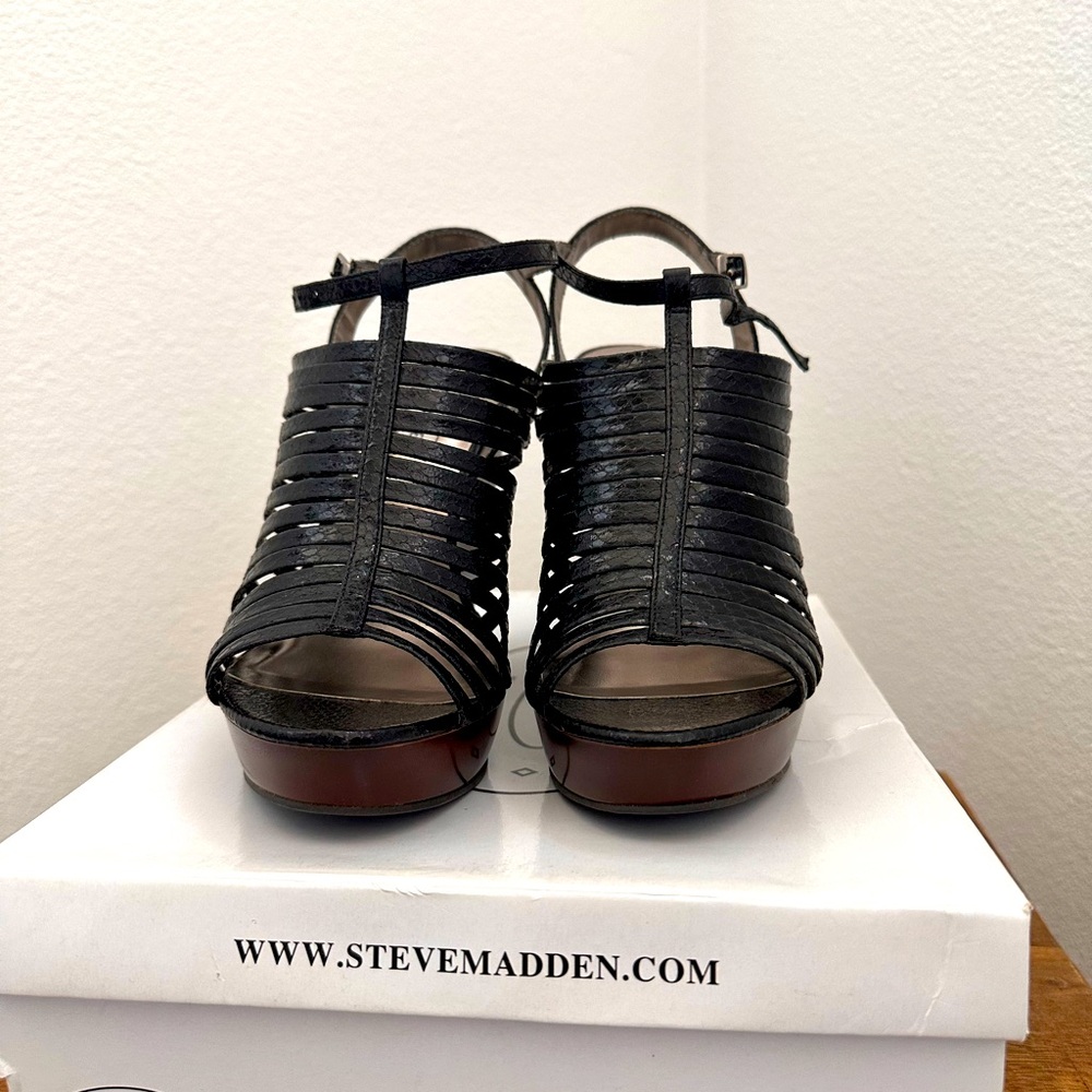 Steven Madden Strappy Wedge Heel